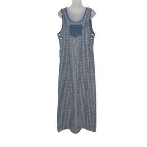 Carolina Blues Plaid Denim Dress